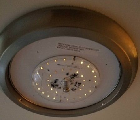 how to stop led lights glowing when off
